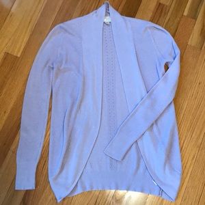 A New Day Lavender Open Cardigan